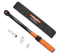 VEVOR Click Torque Wrench, 3/8 Inch Drive, 10-100 lbf-ft / 13.6-135.6 N.m, Dual-Direction Torque Wrench with Dual Range Scales, 72-Tooth, ±3% High Precision, with Carrying Case, for Automobile Repair