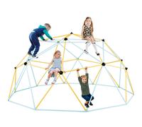 VEVOR Climbing Dome 12FT Geometric Dome Climber Play Center for Kids 3 to 10 Years Old Jungle Gym Supports 750LBS and Easy Assembly with Climb