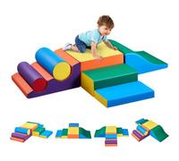 VEVOR Climbing Toys 7 Piece Foam Climbing Blocks for Toddlers and Preschoolers