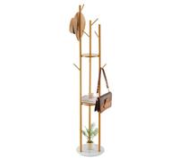 VEVOR Coat Rack, Freestanding Coat Rack Stand with Quartz Stone Base & 9 Hooks, Free Standing Hall Coat Tree for Entryway, Bedroom, Office, Living Room, Modern Clothes Hanger for Coat, Hat, Scarf, Bag