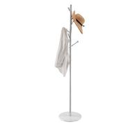VEVOR Coat Rack, Freestanding Coats Rack Stand with Stable Marble Base & 8 Hooks, Free Standing Hall Coat Tree for Entryway, Bedroom, Office, Living Room, Modern Clothes Hanger for Coats, Hats, Bags