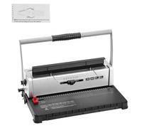 Vevor Coil Spiral Binding Machine, Manual Book Maker 34-Holes Binding 120 Sheets, Punch Binder, For Letter Size, A4, A5