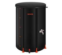 VEVOR Collapsible Rain Barrel, 250 L Portable Rain Water Collection Barrel, 500D PVC Rainwater Collection System, Garden Water Catcher Tank Storage Co