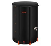 VEVOR Collapsible Rain Barrel, 380 L Portable Rain Water Collection Barrel, 1000D PVC Rainwater Collection System, Garden Water Catcher Tank Storage C