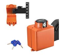 VEVOR Collar Coupler Lock, Fits 2 & 2-5/16-Inch Couplers, Trailer Hitch Lock with 3 Keys Secures Security Chains, Pry-Resistant & Rust-resistant, Anti-Theft RV Trailer Locks for RV, Trailer, Boat