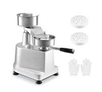 Vevor Commercial Burger Patty Maker, 4Inch/100mm, Heavy Duty Stainless Steel Meat Press With 1000 Patty Papers