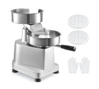 Vevor Commercial Burger Patty Maker, 6Inch/150mm, Heavy Duty Stainless Steel Meat Press With 1000 Patty Papers