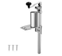 VEVOR Commercial Can Opener, Heavy-Duty Manual Tabletop Cans Opener for Cans Up to 11.8 in Height, Height-Adjustable Professional Can Openers with Stainless Steel Blade, for Restaurant & Food Store