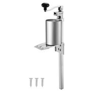 VEVOR Commercial Can Opener, Heavy-Duty Manual Tabletop Cans Opener for Cans Up to 15.75 in Height, Height-Adjustable Professional Can Openers Fixed with Screws, for Restaurant, Hotel, and Food Store