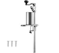 VEVOR Commercial Can Opener, Heavy-Duty Manual Tabletop Cans Opener for Cans Up to 15.75 in Height, Height-Adjustable Can Openers Fixed with Screws & Table Clamp, for Restaurant, Hotel, and Food Store