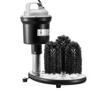 VEVOR Commercial Electric Glasswasher, 5 Brushes Professional 1200 Cups/Hour Glass Cleaner Wine Glass Cleaner for Champagne Glasses Beer Cups Mugs for Bar, Cafe, Restaurant