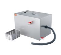 VEVOR Commercial Grease Trap, 40 LBS Grease Interceptor, Top Inlet Interceptor, Under Sink Stainless Steel Grease Trap, 10 GPM Waste Water Oil-water Separator, for Restaurant Canteen Home Kitchen