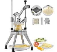 VEVOR Commercial Vegetable Fruit Chopper 0.95 cm Blade Heavy Duty Professional Food Dicer Kattex French Fry Cutter Onion Slicer Stainless Steel for To
