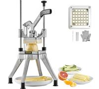 VEVOR Commercial Vegetable Fruit Chopper 1.3 cm Blade Heavy Duty Professional Food Dicer Kattex French Fry Cutter Onion Slicer Stainless Steel for Tom