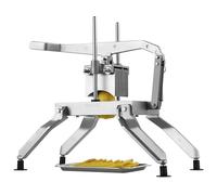VEVOR Commercial Vegetable Slicer, 3/8 and 3/16 inch Tomato Slicer, Stainless Steel and Aluminum Alloy Vegetable Cutter with Non-Slip Feet, for Tomatoes, Onions, Potatoes