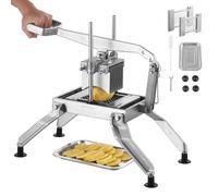 VEVOR Commercial Vegetable Slicer, 3/8 and 3/16 inch Tomato Slicer, Stainless Steel and Aluminum Alloy Vegetable Cutter Slicer, Manual Tomato Slicer w