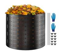 VEVOR Compost Bin 220 Gallon, Outdoor Expandable Composter, Easy to Setup & Large Capacity Composting Bin, Fast Creation of Fertile Soil