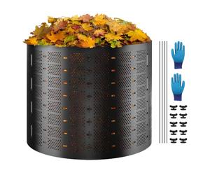 VEVOR Compost Bin 220 Gallon, Outdoor Expandable Composter, Easy to Setup & Large Capacity Composting Bin, Fast Creation of Fertile Soil