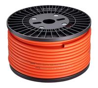 VEVOR Compressed Air Hose, φ9.52mm x 76.2m Hybrid Air Hose, Pneumatic Hoses with Triple Layer Hybrid Material for Car, Home & Building, 20.6 Bar, All Weather Flexibility, Orange