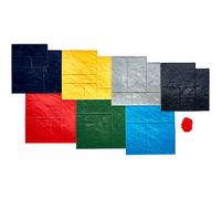 VEVOR Concrete Stamps Mat, 24 x 24 in, 7 pcsConcrete Texturing Skin Polyurethane Stamp Stone Tile Texture Mat, Slate floor Imprint Seamless Stamp Concrete Molds for Outdoor Decorative, Muti-color