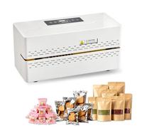 VEVOR Continuous Sealing Machine, 0.32-0.47 in Seal Width, Automatic Continuous Band Sealer with Digital Temperature Control, Automatic Shutdown, Heat Sealing Machine for 0.002-0.0.008 in Plastic Bags