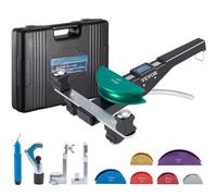 VEVOR Copper Pipe Bender, 7 Colorful Dies 1/4-7/8 inch 90 Degrees Forward and Reverse Bending, 6-22 mm for Copper & Aluminum Tubes with Reverse Bend Attachment
