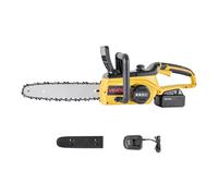 VEVOR Cordless Chainsaw, 20V 12-Inch Brushless Chainsaw Battery Powered, 4.0Ah Battery and Rapid Charger Included, Handheld Electric Chain Saw for Tree Felling, Wood Cutting, Pruning, and Trimming