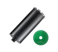 VEVOR Core Drill Bit, 10.8 cm Wet/Dry Diamond Core Drill Bits for Brick and Block, Concrete Core Drill Bit with Pilot Bit Adapter and Saw Blade, 24.1