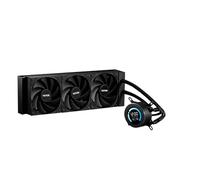 VEVOR CPU Liquid Cooler, AIO CPU Water Cooler - 3 × 120mm PWM Fans & Pump, Real time Temperature & Operating Speed in 2.1'' LCD Display, Intel 115X/1366/2011/1700/1200, AMD AM4/AM5