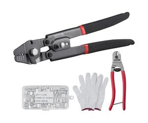 VEVOR Crimping Tool Steel Wire Rope Crimper 1/64