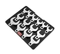 VEVOR Crowfoot Wrench Set, 1/2" Drive 14-Piece SAE (1-1/16" - 2") Crows Foot Wrench Set with Storage Tray, 40CR Material with Laser Etched Sizing, for Mechanical Maintenance or Repairs