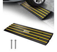 VEVOR Curb Ramp, 6.6cm Rise Rubber Driveway Ramps, Heavy Duty 14999.8 kg Weight Capacity Threshold Ramp, Curbside Bridge Ramps for Loading Dock Garage
