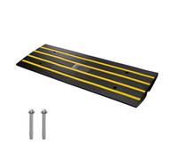VEVOR Curb Ramp Rubber Driveway Ramp 2.6" Rise 15 tons Capacity Threshold Ramp