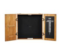 VEVOR Dartboard Cabinet, Solid Wood Dartboard Cabinet Set, Official Size Hideaway Cabinet with Socreboard and Accessories, Features Easy Assembly, Perfect for Cricket Games (Dartboard Not Included)