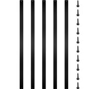 VEVOR Deck Balusters, 76 Pack, Metal Spindles 29.5"x1", Includes Screws, Aluminum Alloy, Suitable for Wood & Composite Deck, Elevate Your Outdoor Stair Deck Porch Aesthetics
