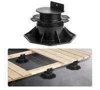 VEVOR Deck Blocks 12 PCS, 2000lbs / 907.18kg Load Capacity Deck Support Plastic Pedestal Paver, Raising 2.36-5.31 inch / 60-135 mm, Height Adjustable Shed Foundation Base for Wood Concrete Metal