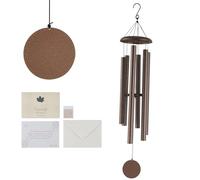 VEVOR Wind Chimes for Outside, 1270 mm, Deep Tone Wind Chimes with 6 Tubes, Unique Large Memorial Wind Chimes for Anniversary, Grace Outdoor Decor for Your Patio, Porch, Garden &Backyard, Copper Vein