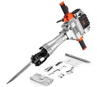 VEVOR - Demolition Hammer, 2100W Heavy Duty Electric Hammer, 1650BPM Industrial Grade Concrete Hammer, with 1 Point Chisel, 1 Flat Chisel, Storage Case, Gloves
