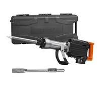 VEVOR - Demolition Hammer, 2200W Heavy Duty Electric Hammer, 1350BPM, 2 Pieces Chisels with Case, Black