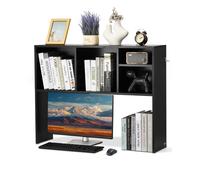 VEVOR Desktop Bookshelf, 1-Tier Desktop Storage Organizer, 37" x 9.4" x 28.7" Office Storage Rack Wood Display Shelf