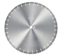 VEVOR Diamond Blade, 20inch/500mm Concrete Saw Blade Wet or Dry, 0.47inch/12mm Flat Teeth Diamond Segment Blade, Universal 1 inch/25.4 mm Center Hole Diameter, for Concrete Cement Board Tile Brick