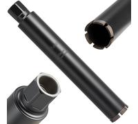 VEVOR Diamond Core Drill Bit Diameter 63.5 mm Drilling Depth 356 mm High Precision Welding Technology Wet Diamond Core Drill Bit for Reinforced Concrete, Brick