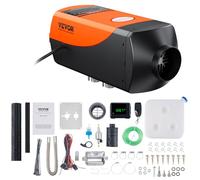 VEVOR Diesel Air Heater, 12V 2KW Diesel Heater with Remote Control and LCD Display, 10L Fuel Tank Diesel Parking Heater, Rapid Heating for RV Trailer Camper Van Boat