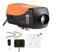 VEVOR Diesel Air Heater, 8 kW DC12-24V, Fast Heating Diesel Parking Heater with Remote Control and Color Digital Display, 10L Fuel Tank, Low Noise, Voice Announcement, for RV, Truck, Boat and Trailer