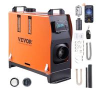 VEVOR Diesel Air Heater, Built-in 12V 5KW Diesel Heater with Remote Control and LCD Display, 5L Tank Compact Diesel Heating Solution, Fast Heating for