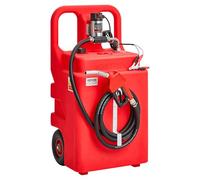 VEVOR Diesel Transfer Tank, 32 Gallon, Portable Kerosene Tank with 12V DC 10GPM Electric Transfer Pump, 13 ft Delivery Hose & Self-sealing Nozzle, Compatible with Diesel & Kerosene