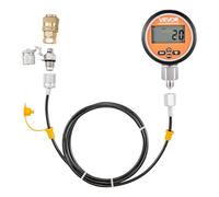 VEVOR Digital Hydraulic Pressure Test Coupling Kit, 10000 PSI Pressure Gauge Manometer Tester with 1 Gauge, 1 Test Coupling, 1 Quick-Release Coupler, and 1 Hose for Excavator Construction Machinery