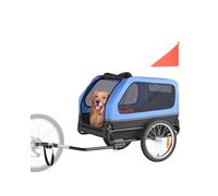 VEVOR Dog Bike Trailer, Supports up to 88 lbs, Pet Cart Bicycle Carrier for Small & Large Dogs, Easy Folding Frame with Quick Release Wheel, Universal Bicycle Coupler, Reflector, Flag, Internal Leash