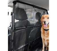 VEVOR Dog Car Barrier 50"""" Wide Car Divider for Front Seats Installation Vehicle Pet Barrier with See Through Net Mesh Universal-Fit Dog Car Barri