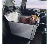 VEVOR Dog Car Seat, Waterproof Dog Booster Seat for Car with Support Frame, Pet Car Seat with Clip-On Safety Leash, Dog Car Bed for Small, Medium and